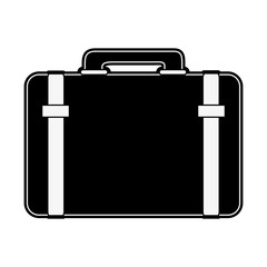 Travel suitcase symbol icon vector illustration graphic design
