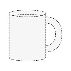 Porcelain mug cup icon vector illustration graphic design