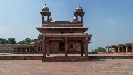 Obraz premium Diwan i Khas building, in the Fatehpur Sikri complex, Uttar Pradesh, India
