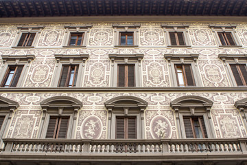 Fototapeta na wymiar Old house in Florence, Italy