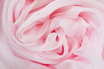 Texture chiffon fabric pink color for backgrounds