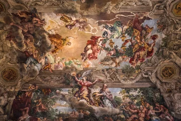Acrylic prints Historic building Ceiling fresco in Palazzo Barberini, Rome, Italy
