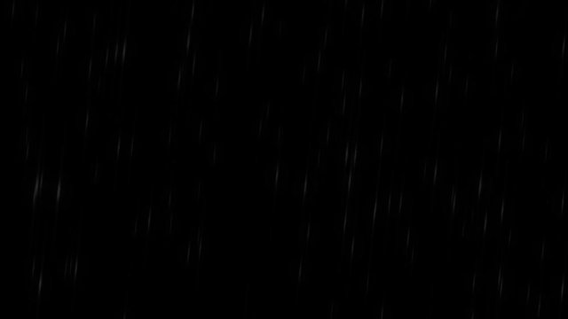 Rain (Loop-able) overlay effect. 2 variants within clip: heavy rain and light rain. This anim is perfect for games, apps, commercials, and marketing presentations. Transparency is embedded in video.