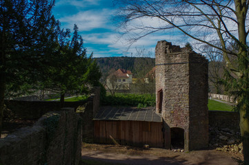 Fototapeta na wymiar Castle Neuenbuerg near Pforzheim, Black Forest, Germany