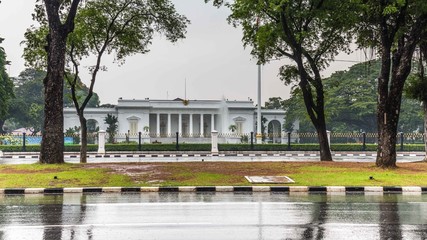 Merdeka Presidential Palace in Jakarta, Java, Indonesia.