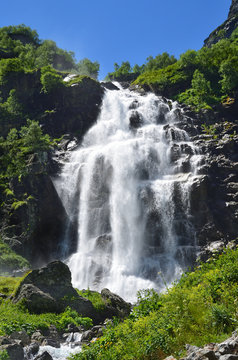 Верхний Имеретинский водопад, Кавказский биосферный заповедник