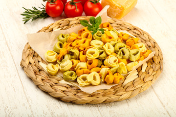 Raw tortellini