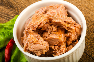 Canned tuna fish