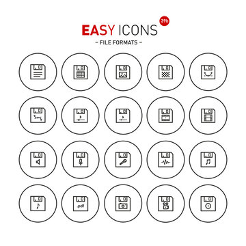 Easy icons 39b File formats