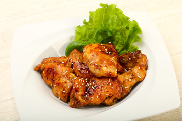 Teriyaki thighs
