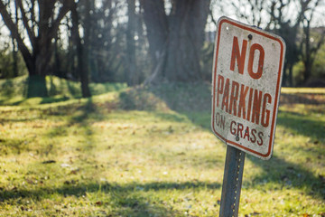 No Parking Sign