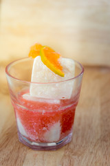 Homemade cocktail drink pink favor