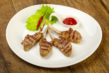 Grilled lamb