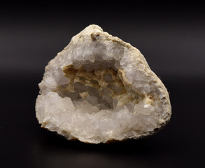 Geode with Beautiful White Crystals