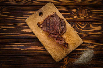 Beef steak with spices