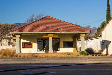 Abandoned Tile Roof Building