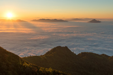 beautiful Landscape and View Point at Chiangrai Thailand


