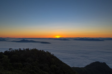Fototapeta premium beautiful Landscape and View Point at Chiangrai Thailand