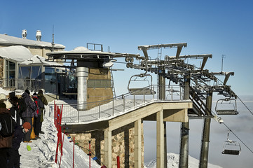Poland, Tatra Mountains, view from Kasprowy Wierch