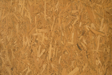 Surface of oriented strand board from above