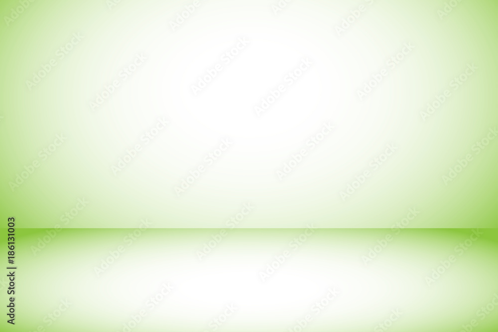 Poster gradient green background with copy space using as simple clean background or wallpaper