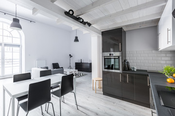 Dining space in apartment