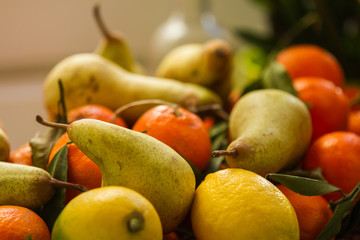 Pere, limoni e mandarini
