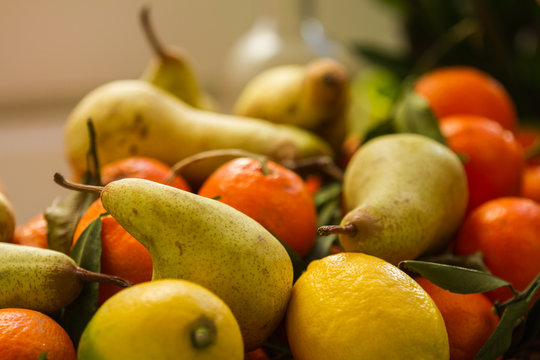 Pere, limoni e mandarini