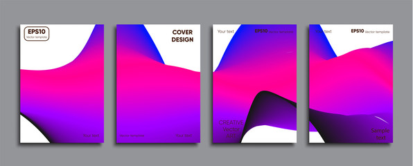 Creative colored cover. Cover design.