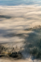 Jesienne poranne mgły,Beskid Sądecki,Jaworzyna Krynicka © Adam Olszowski