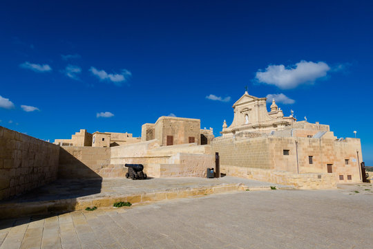 Citadella castle in Victoria city