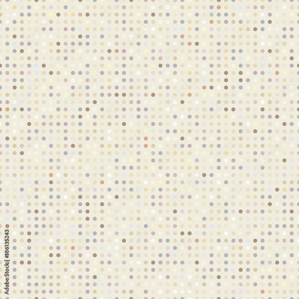 Poster seamless polka dot pattern, vector background.