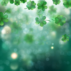 Fototapeta premium Irish template for design card, invitation. EPS 10 vector