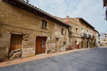 Fototapeta na wymiar Erla village in Zaragoza province, Spain