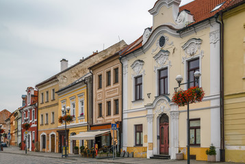 main square in Kadan, Czech republic