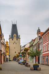 Street in Kadan, Czech republic