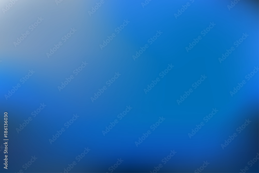 Aufkleber Blue Gradient Vector Background,Simple form and blend of color spaces as contemporary background graphic backdrop