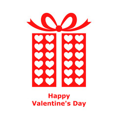 Valentines hearts box