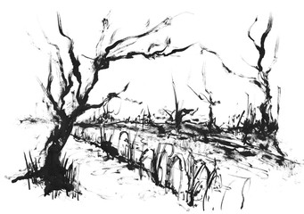 Fototapeta premium 想像の風景