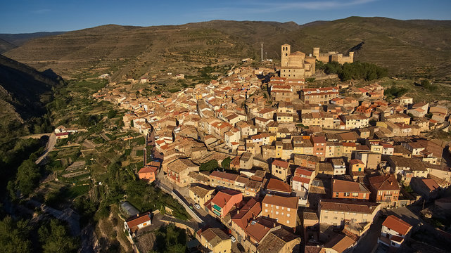Cornago village in La Rioja province, Spain