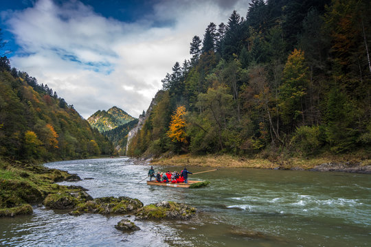 Spływ Dunajcem,Pieniny.