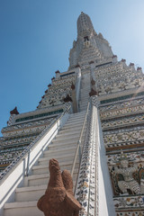 Wat Arun, Temple of Dawn the landmark of Thailand © fortsite