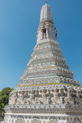 Wat Arun, Temple of Dawn the landmark of Thailand © fortsite