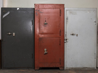 old metal safe