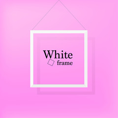 White frame