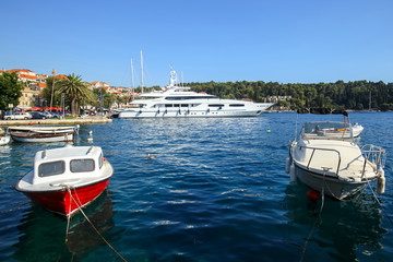 Boats at Cavtat seaside