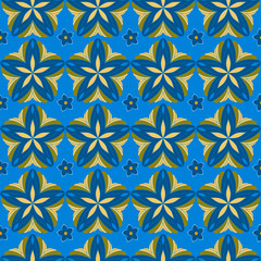 Kaleidoscopic flower.