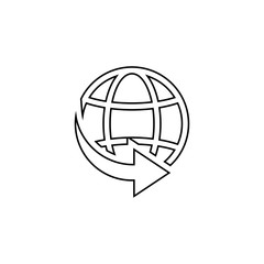 World delivery icon