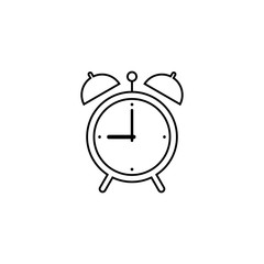 Alarm clock vector icon