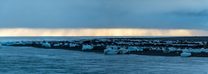 Sunset over Diamond beach